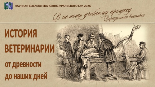 История ветеринарии: от древности до наших дней (в помощь учебному процессу)